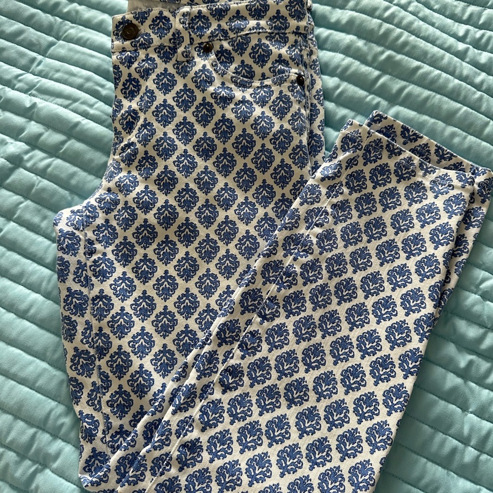 Vineyard Vines Pants Women’s Size 2 Blue White